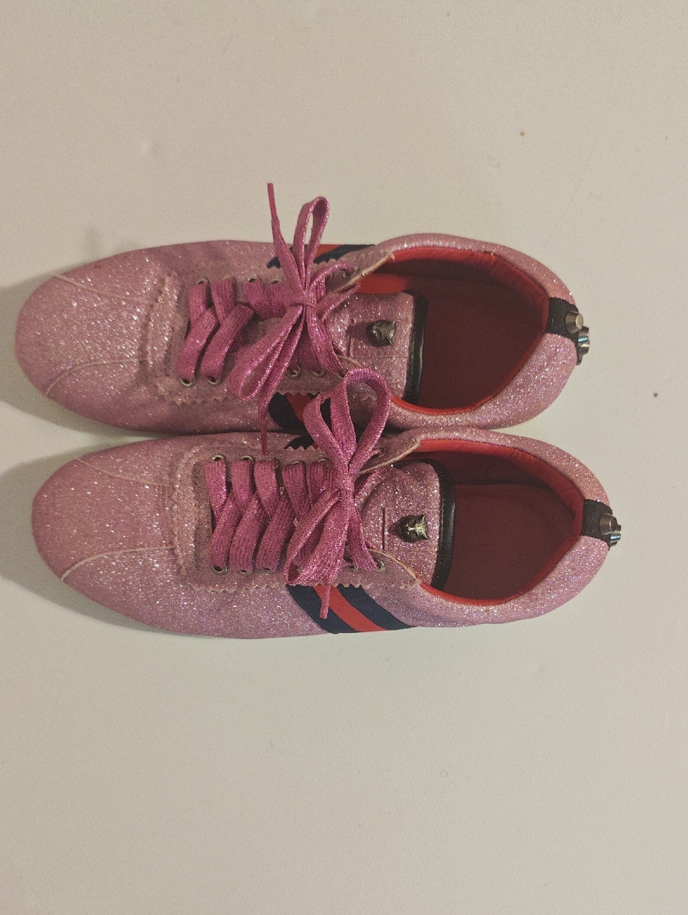 Sparkle Pink Glitter Sneakers